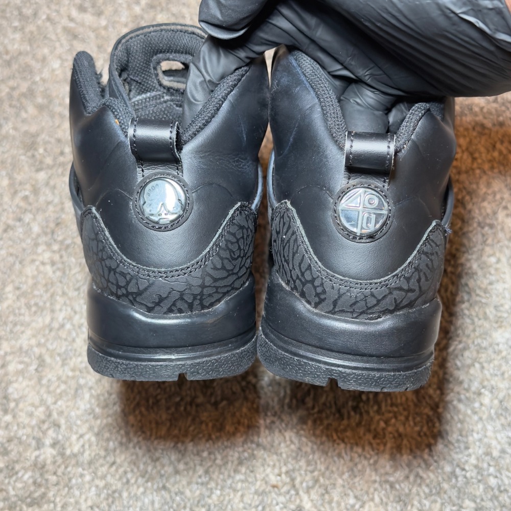 Jordan Spizike Low Triple Black Kids Basketball Shoes FD4653-001 Size 5Y - Picture 5 of 6